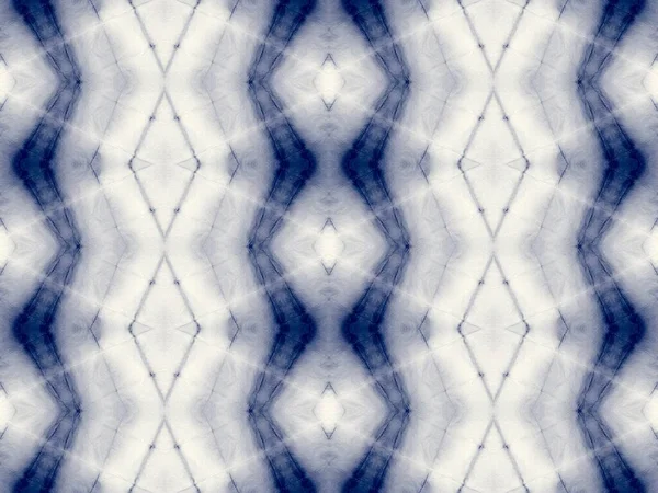 Marinho Lavado Tie Dye Arte Tradicional Azul Pincel Óleo Popular — Fotografia de Stock