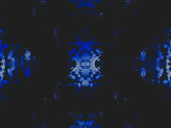 Éjszakai Sablonkészítés Sötét Geometrikus Motívum Fehér Tér Grungy Sötétség Kék — Stock Fotó
