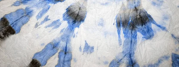 Gray Creative Tie Dye Watercolor Ink Dirty Art Dyed Aqua — Stock Photo, Image