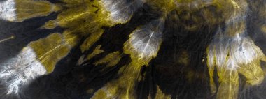 Gri kravat boyası baskısı. Suluboya Baskı. Kirli Sanatlar Tarzı. Açık Kova Boyası. Parlak Modern Boyalı. Sarı Fırçalı Kağıt. Sunny Fırça Kağıdı. Altın Graffiti Tarzı.