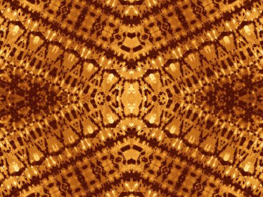 Dikensiz Ochre Zigzag. Boyalı Bayrak. Sarı Kova deseni. Clay Soyut Kova. Parlak Fırçalı İpek. Altın Graffiti Sanatı. Çay kâğıdı boyası. Doku Sanatsal Kanvası.