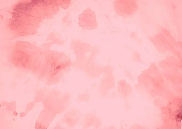 Glänzende Künstlerische Krawattenfärbung Aquarelldruck Flüssige Pinselfarbe Vorhanden Rosa Grafik Gefärbt — Stockfoto