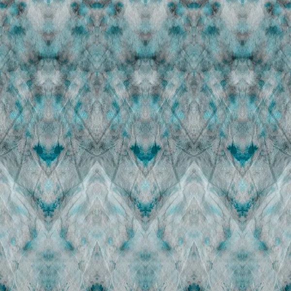 Cravatta Nera Blu Batik Sky Winter Zigzag Bianco Astratto Inverno — Foto Stock