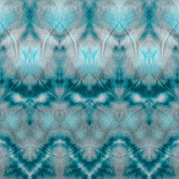 Black Aqua Tie Dye Zigzag Sky Winter Zigzag Gray Abstract — Foto Stock