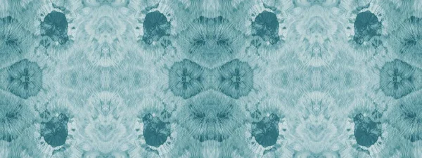 Patrón Teñido Lazo Nieve Blanco Teñido Gráfico Textil Cepillado Azul — Foto de Stock