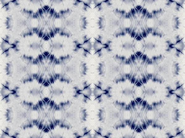 Navy Washed Tie Dye Indigo Shibori Grunge Shibori Brushed Paper — Stock Photo, Image