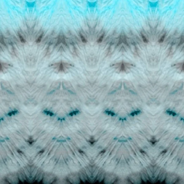 Blue Grey Dyed Ikat Art Sky Vánoční Akvarel Gray Abstract — Stock fotografie