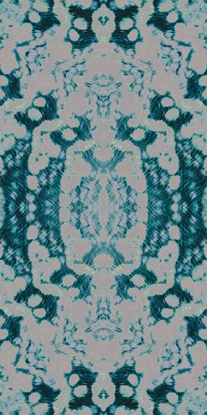 Blue Tie Dye Print Glow Repeating Pattern White Rough Dyed — Stock Photo, Image