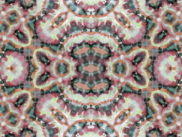Tribal Geometric Powtarzam Pastelowy Wzór Barwnika Brudna Art Canva Vintage — Zdjęcie stockowe