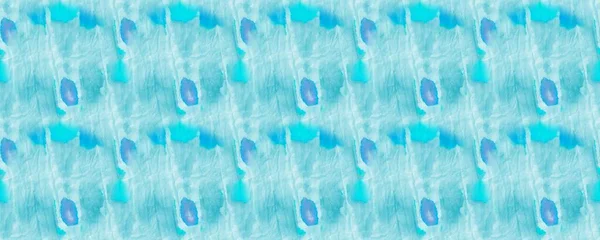 Blauwe Tie Dye Blauwe Pastelberoerte Grungy Gradient Splatter Wit Behang — Stockfoto