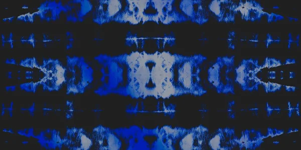 Night Creative Tie Dye Blue Kaleidoscope Tile Black Cold Grungy — стокове фото
