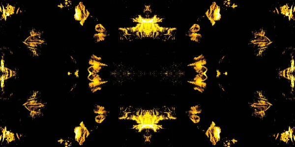 黄油墨水 加热族裔领带染料 豪华抽象纹理 玛雅传统染色 夜间水彩印 太空石油刷 黑暗艺术的卡瓦 黑色几何图形 — 图库照片