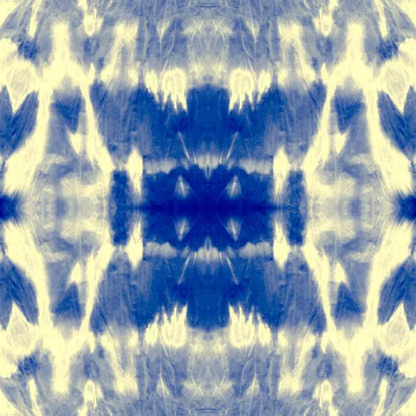Sea Tie Dye Grunge Mavi Geometrik Kusursuz Indigo Kirli Arkaplan — Stok fotoğraf