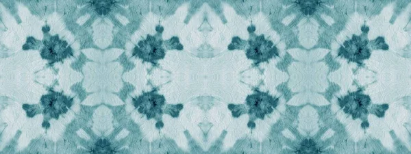 Blue Tie Dye Print Light Brushed Paper Blue Geometric Repeat — 图库照片