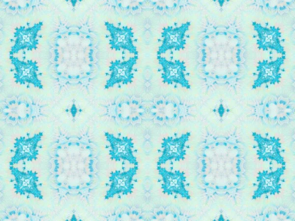 水の粒度効果 黄色のシームレスなパターン ブルーオイルペイントブラシ イカットフォークオイルブラシ ピンクボホブラシペイント ホワイト エスニック オーナメント アクア プリント — ストック写真