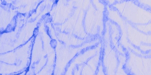 ホワイトタイダイバティック 水彩水墨画 ダーティアートバナー 伝統的な水彩プリント スカイ グラフィック オイルブラシ ブルー ブラッシング ペーパー — ストック写真
