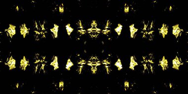 Bronz Fırçalı Kağıt. Aztek kravat boyası tasarımı. Metalik suluboya boya. Maya Grafik Boyalı. Siyah suluboya baskı. Koyu Fırçalı Malzeme. Gece Sanatsal Kanvası. Altın Ogee Kusursuz.