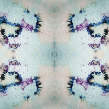 Beyaz kravatlı, dikişsiz. Gök mavisi renkli stil. Nane Fırçalı Doku. Cyan Fırçalı Tekstil. Cyan Etnik Süslemesi. Azure Kabilesi Kusursuz. Naneli Sanatsal Kanva. Gri Kova Boya Fırçası