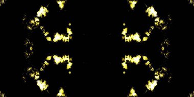 Sarı Fırçalı Malzeme. Isı boyalı kumaş mürekkebi. Kabataslak Kova. Maya Geleneksel Boyası. Gece Suluboya. Koyu Yağlı Fırça. Kara Kirli Arkaplan. Altın Geometrik Sembol.