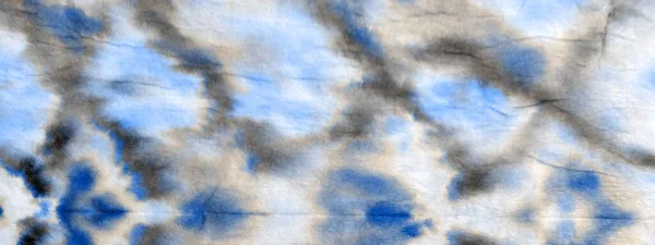 Gri Sanatsal Kravat Boyası Suluboya Boya Fırçası Kirli Arkaplan Mavi — Stok fotoğraf