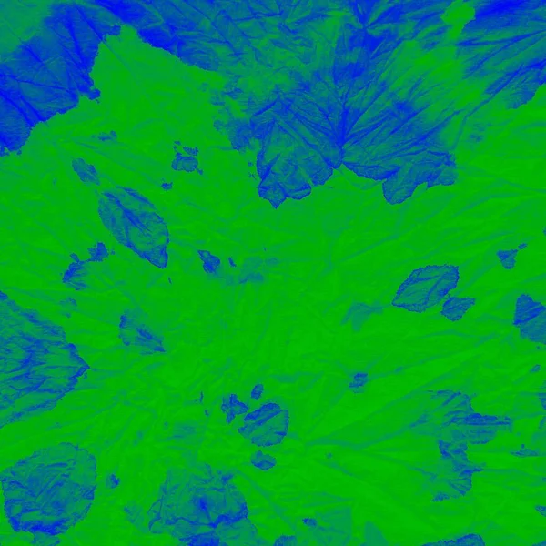 Blue Tie Dye Art Кисть Акварель Грязный Стиль Искусства Акварель — стоковое фото