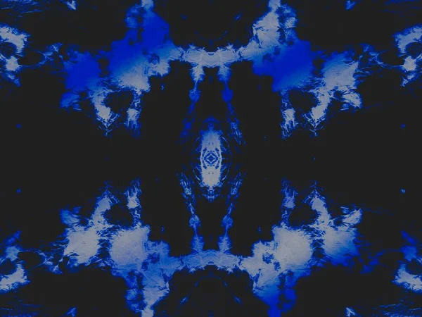 Denim Tie Dye Grunge Blue Geometric Chevron Night Smoke Dirty — Stockfoto