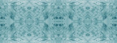 Mavi Yıkanmış Kravat Boyası. Kar Fırçası Malzemeleri. Cyan Modern Ogee Tile. Parlak Modern Tarz. Koyu renk fırçalı doku. Hafif Yağ Motifi. Beyaz Kirli Suluboya. Cyan Kova Fırçası