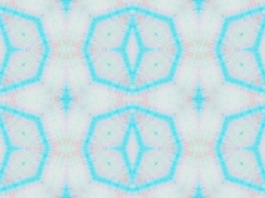 Pembe Huysuz Etkisi. Aqua Geometrical Tile. Mavi Pembe Fırçalı Tekstil. Su Tertemiz Şablon. Cyan yağlı boya fırçası. Asit Halk Yağları Fırçası. Ikat Tie Dye Boho. Gül Kova Rengi