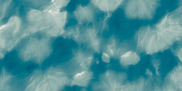 Blue Dirty Art Grauer Ozean Hintergrund Flüssige Welle Glänzendes Muster — Stockfoto