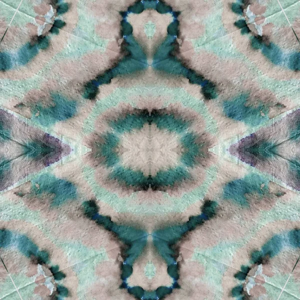 Cyan Kravat Boyası Grunge Güzel Boya Fırçası Sanatı Soluk Fırçalı — Stok fotoğraf