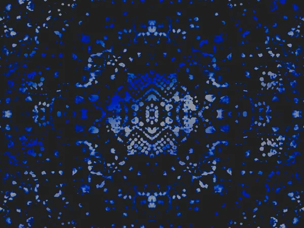 Night Icy Background Ornamento Espacial Azul Preto Smoke Dirty Watercolor — Fotografia de Stock