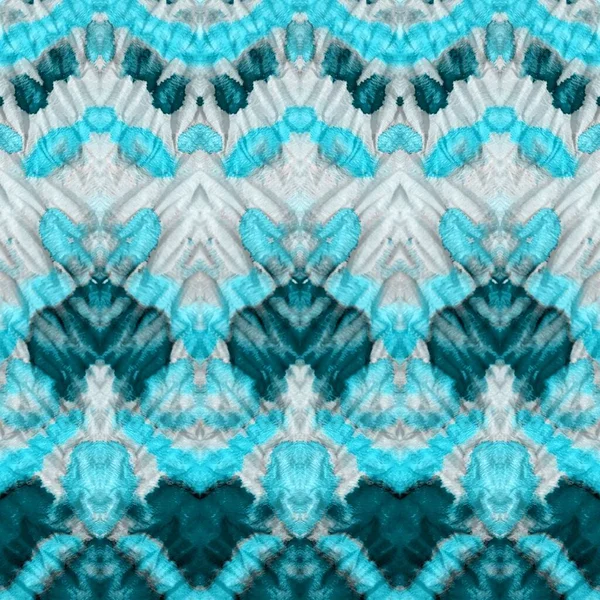 Gray Cyan Tie Dye Stripes Sea Artistic Canva Tinta Snowy — Fotografia de Stock