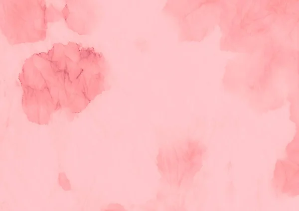 Koralle Künstlerische Krawattenfärbung Aquarell Pinsel Vorhanden Pink Graffiti Grunge Mauve — Stockfoto