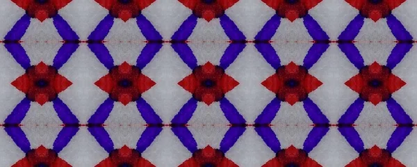 Separator Kwadratowy Niebieska Tapeta Czerwony Rhombus Geometryczny Błękitna Fala Geometryczna — Zdjęcie stockowe