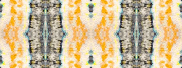 Acid Geometric Motif Blue Tie Dye Print Neon Aquarelle Paint — стокове фото