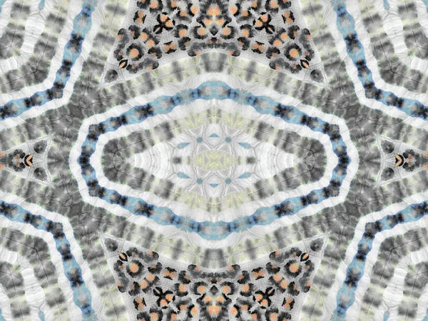 Neuspořádaný Geometrický Opakování Pastel Ethnic Dyed Art Špinavá Akvarel Barevná — Stock fotografie