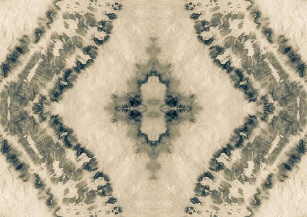 Sepia Fabric Design Grau Beige Aquarell Print Brown Effect Grunge — Stockfoto