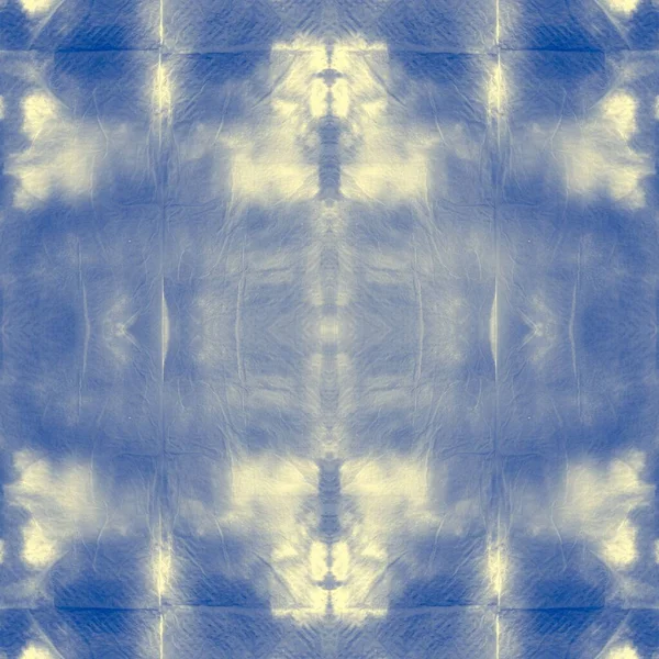 Sky Tie Dye Stripes Rayures Bleues Répétitives Canva Artistique Indigo — Photo