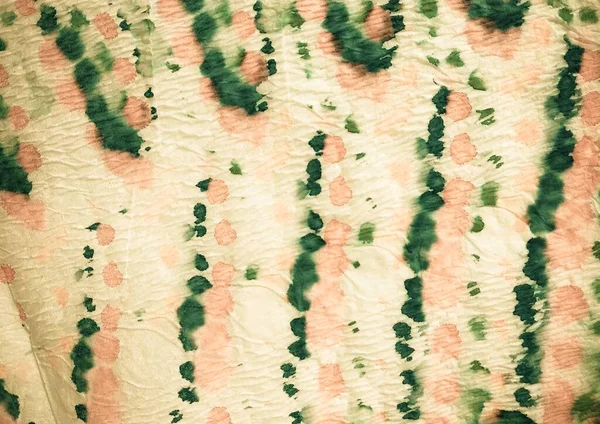 Tinte Corbata Artística Beige Antiguo Estampado Acuarela Rosa Tradicional Teñido — Foto de Stock