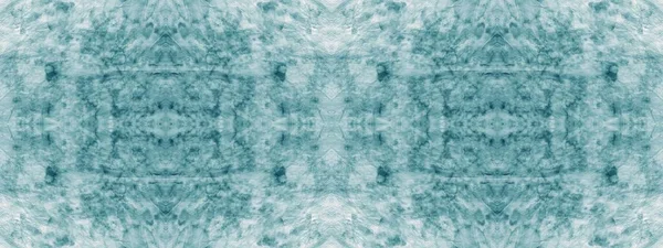 Gök Kravatı Boyası Tasarımı Cyan Etnik Motif Hafif Kirli Sanat — Stok fotoğraf