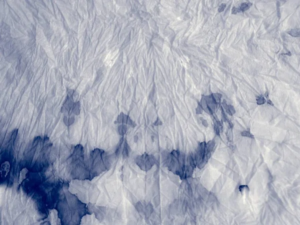 Indigo Yıkamalı Kravat Boyası Donanma Grungy Etkisi Bulut Soyut Doku — Stok fotoğraf