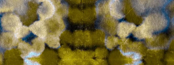 青铜领带染料印花 水彩画 艺术肮脏的Canva 黄色水彩画刷 Rustic现代染色 金色的刷纸 纸刷油漆 金色现代染发 — 图库照片