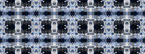 Azure Tie Dye Stripes Azurblauer Ölpinsel Navy Brushed Material Blaues — Stockfoto