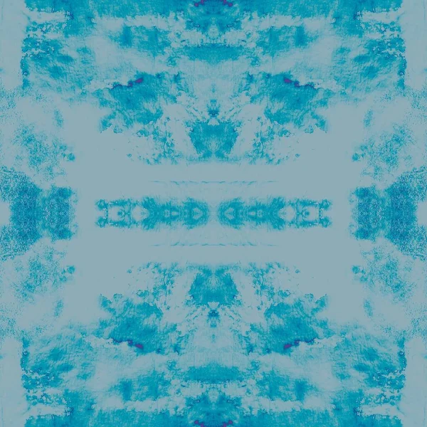 Ice Tie Boyalı Sancak Turuncu Desenli Tuval Gök Mavisi Geometrik — Stok fotoğraf