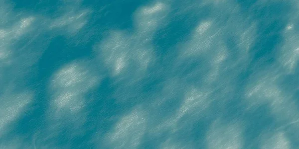 ブルーダーティアート 白海の背景 海のパターン ティール インク 液体の波 夏の輝き 概要水の輝き 青い海のテクスチャ シャイな性格 — ストック写真