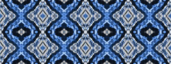Azure Tie Dye Design Gris Inconsútil Zig Jalá Fondo Grunge — Foto de Stock
