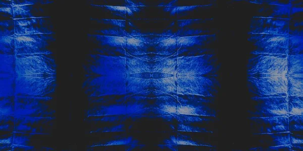 Danim Tie Dye Design Glow Seamless Banner Svart Frost Smutsig — Stockfoto