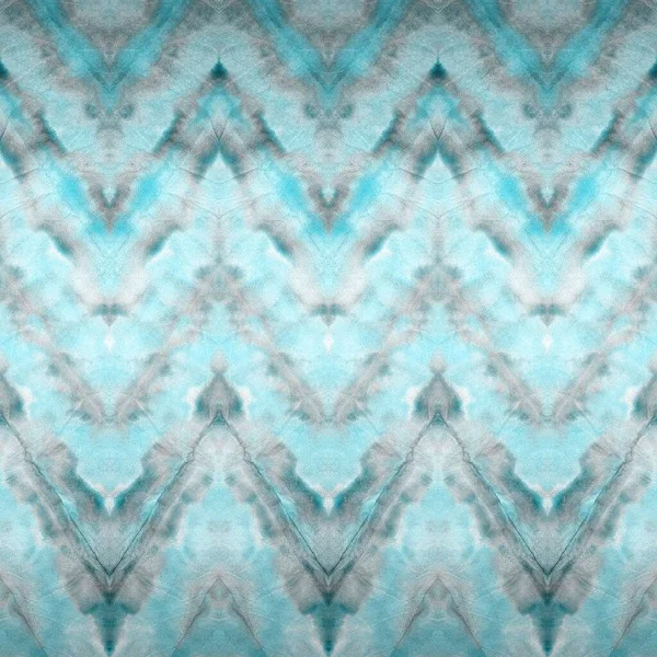 Blue Gray Dyed Ikat Art Icy Dirty Winter Art Snowy — Foto Stock