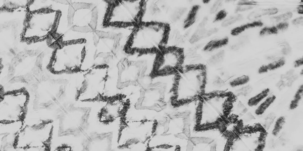 Black Crumpled Shape Mancha Pincel Abstrato Efeito Arte Suja Cinzenta — Fotografia de Stock