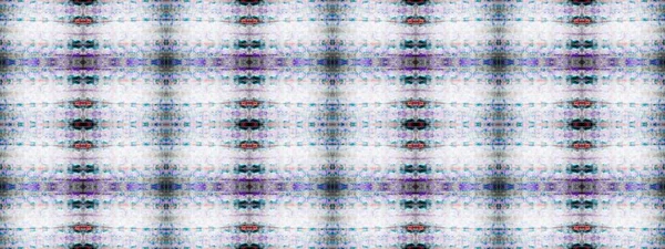 Pink Folk Oil Brush Gray Repeating Pattern Blue Messy Watercolor — Stock Photo, Image
